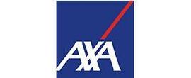 Axa Seguros Logotipo para artículos de compañías de seguros, paquetes y servicios